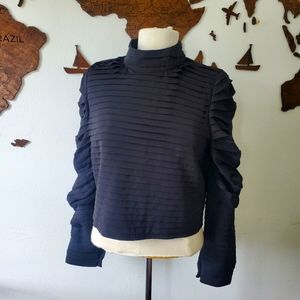 Freeway Long Sleeve Mock Neck Top
